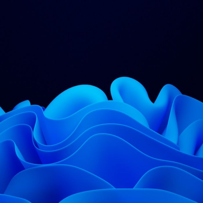 blue and white abstract illustration